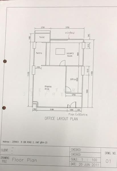Zervex, 8 Ubi Road 2, Eunos / Geylang / Paya Lebar, 1,130 sqft, Light Industrial (B1) For Sale, by Philip See, 500277067 - CommercialGuru.com.sg