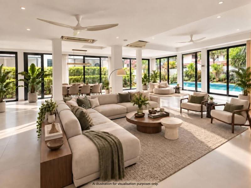 Margoliouth road, Tanglin / Holland / Bukit Timah, 5 Bedrooms, 6,700 sqft, Detached House For Rent, by Sean Lee, 500277365 - Living Room - PropertyGuru.com.sg