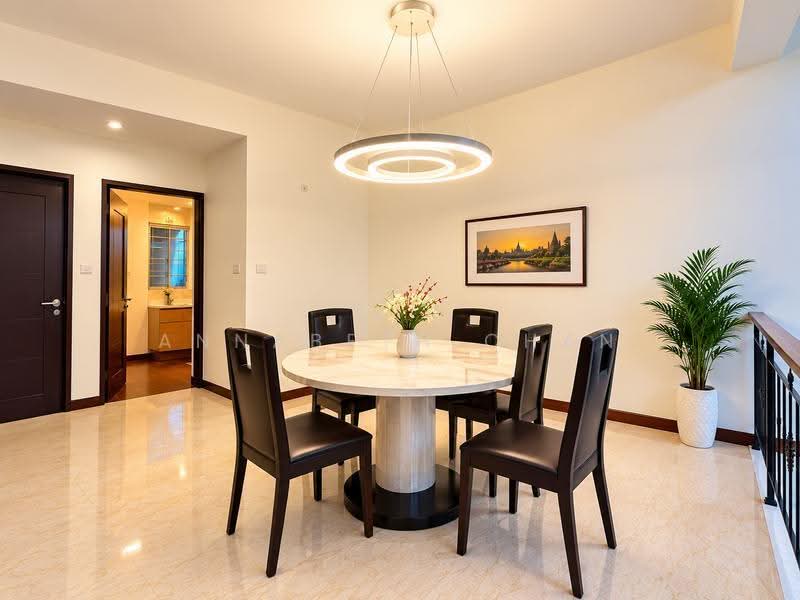 Villa Verde, Verde Grove, Dairy Farm / Bukit Panjang / Choa Chu Kang, 5 Bedrooms, 2,600 sqft, Terraced House For Sale, by Annabeth Chan, 500277369 - Dining Room - PropertyGuru.com.sg