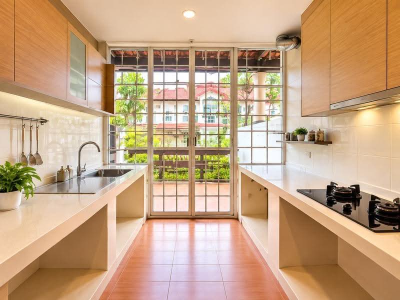 Villa Verde, Verde Grove, Dairy Farm / Bukit Panjang / Choa Chu Kang, 5 Bedrooms, 2,600 sqft, Terraced House For Sale, by Annabeth Chan, 500277369 - Kitchen - PropertyGuru.com.sg