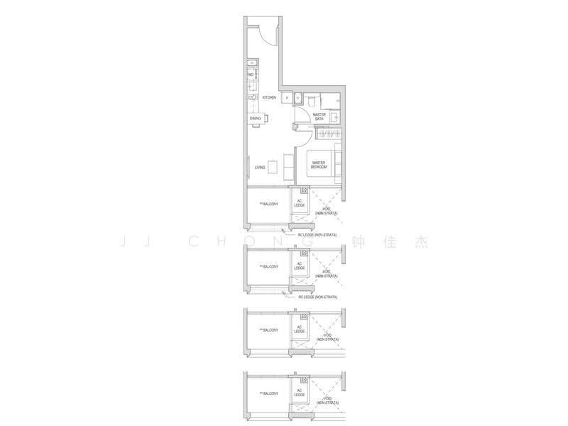 Mayfair Modern, 6 Rifle Range Road, Clementi Park / Upper Bukit Timah, 1 Bedroom, 517 sqft, Condominium For Sale, by JJ Chong 钟佳杰, 500277370 - PropertyGuru.com.sg