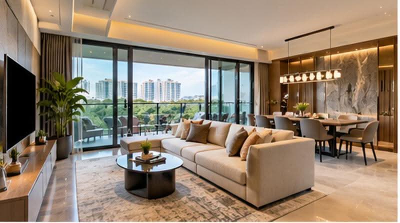 Thomson Reserve, Bright Hill Drive, Ang Mo Kio / Bishan / Thomson, 4 Bedrooms, 1,152 sqft, Condominium For Sale, by Andy Law, 500277391 - Living Room - PropertyGuru.com.sg