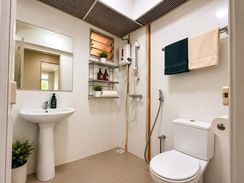 470A Upper Serangoon Crescent, 470A Upper Serangoon Crescent, Hougang / Punggol / Sengkang, 3 Bedrooms, 990 sqft, HDB Flat For Rent, by Jeffrey Lee, 500277441 - Bathroom - PropertyGuru.com.sg