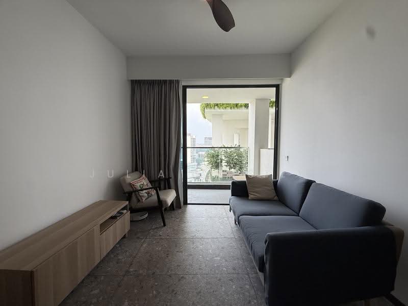 One Pearl Bank, 1 Pearl Bank, Alexandra / Commonwealth, 1 Bedroom, 570 sqft, Condominium For Sale, by Julia Bensily, 500277469 - Living Room - PropertyGuru.com.sg