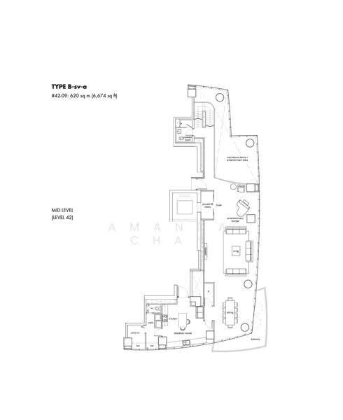 1 Min walk to Shenton Way MRT! Landed Living ABOVE the City, Undervalued, Rare, Luxurious, Boat Quay / Raffles Place / Marina, 4 Bedrooms, 6,674 sqft, Condominium For Sale, by Amanda Chan, 500277472 - PropertyGuru.com.sg