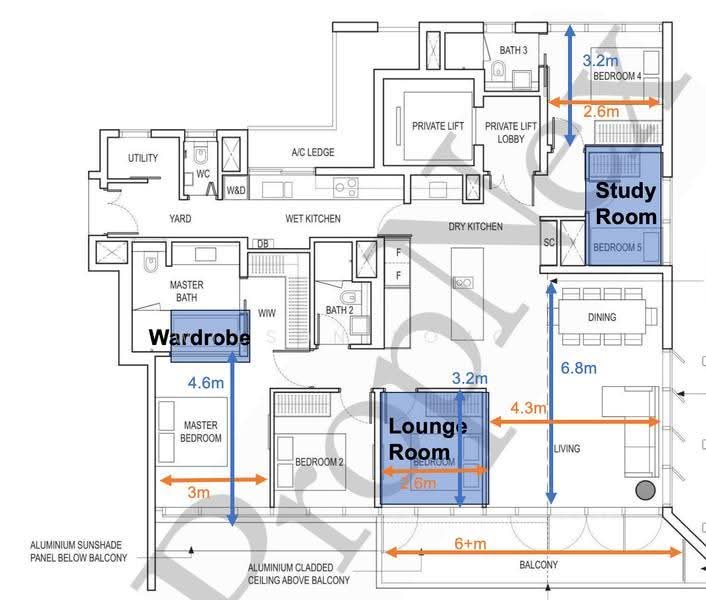 Amber Park, 18A Amber Gardens, East Coast / Marine Parade, 5 Bedrooms, 2,147 sqft, Condominium For Sale, by Wilson Kong, 500277477 - Wardrobe - PropertyGuru.com.sg