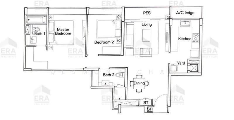 Tierra Vue, 40 Saint Patrick's Road, East Coast / Marine Parade, 2 Bedrooms, 947 sqft, Condominium For Sale, by Desmond Chan, 500277479 - PropertyGuru.com.sg