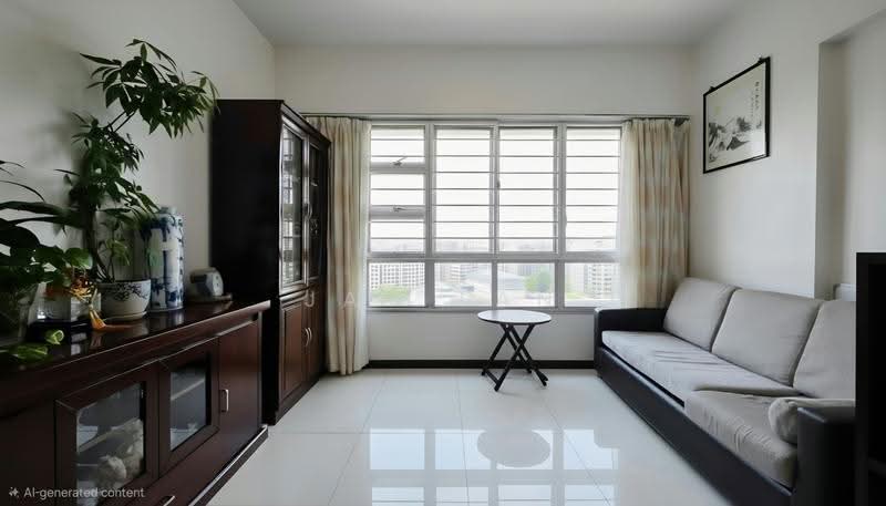 574B Woodlands Glen, 574B Woodlands Drive 16, Admiralty / Woodlands, 3 Bedrooms, 1,001 sqft, HDB Flat For Sale, by Jay Tan, 500277490 - Living Room - PropertyGuru.com.sg