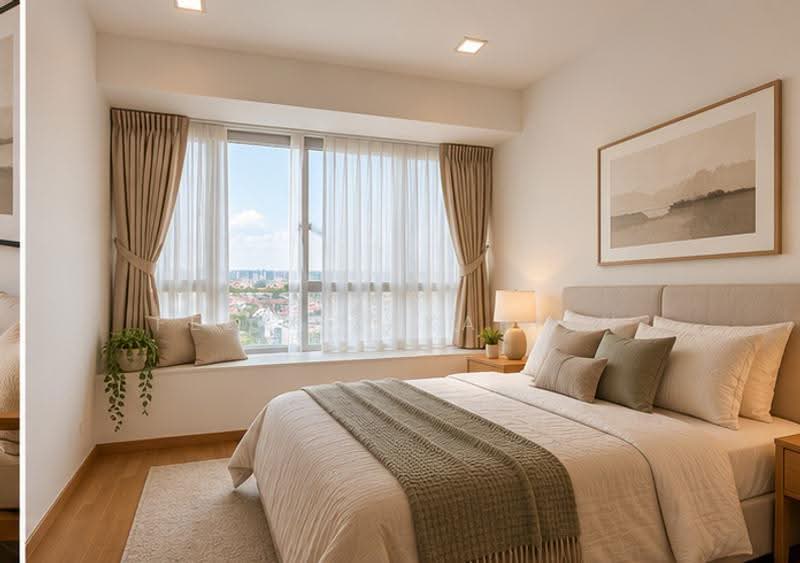Bedroom - Virtually Staged with AI