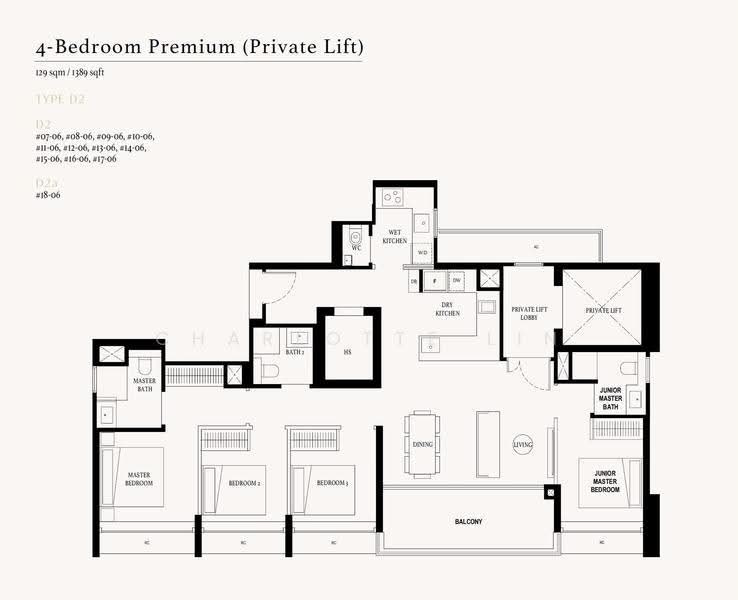 Arina East Residences, 6D Tanjong Rhu Road, East Coast / Marine Parade, 4 Bedrooms, 1,389 sqft, Condominium For Sale, by Charlotte Lin, 500277518 - PropertyGuru.com.sg