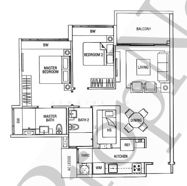 Waterfront Waves, 762 Bedok Reservoir Road, Bedok / Upper East Coast, 2 Bedrooms, 969 sqft, Condominium For Sale, by Jemaine Ng, 500277557 - PropertyGuru.com.sg