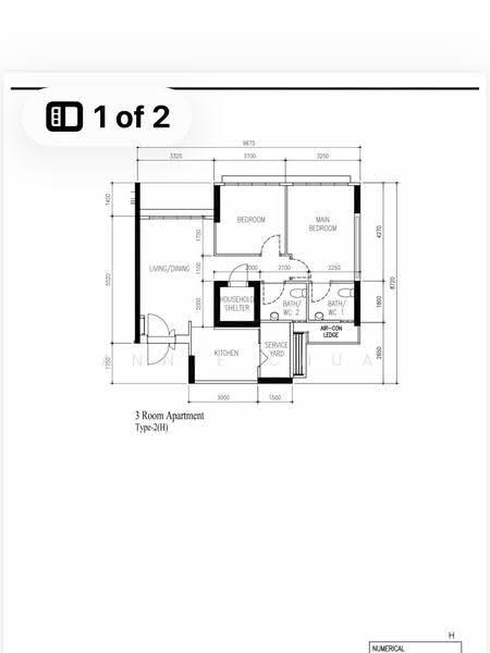 63 Greentops @ Sims Place, 63 Sims Place, Eunos / Geylang / Paya Lebar, 2 Bedrooms, 731 sqft, HDB Flat For Sale, by Annie Chua, 500277574 - PropertyGuru.com.sg