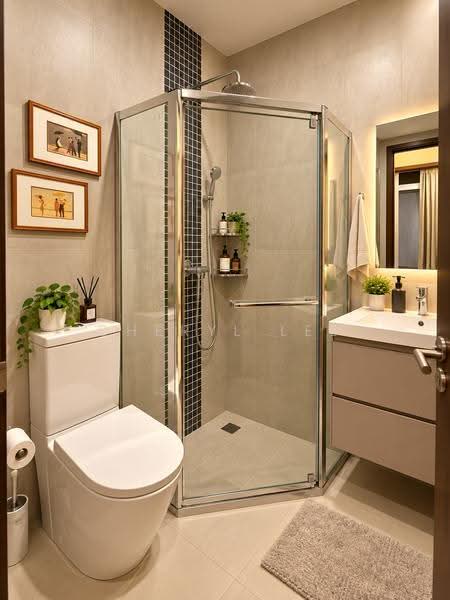 Vogx, 109 Dorset Road, Farrer Park / Serangoon Rd, 3 Bedrooms, 1,162 sqft, Condominium For Rent, by Cheryl Lee, 500277587 - Bathroom - PropertyGuru.com.sg
