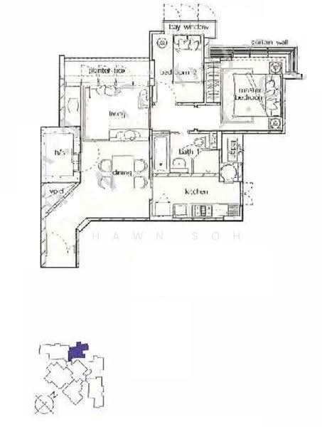 Mandale Heights, 45 Mandalay Road, Newton / Novena, 2 Bedrooms, 764 sqft, Apartment For Rent, by Shawn Soh, 500277645 - PropertyGuru.com.sg
