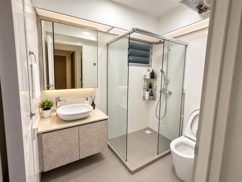 812A Choa Chu Kang Avenue 7, 812A Choa Chu Kang Avenue 7, Dairy Farm / Bukit Panjang / Choa Chu Kang, 3 Bedrooms, 1,216 sqft, HDB Flat For Sale, by Sherry Goh, 500277661 - Bathroom - PropertyGuru.com.sg