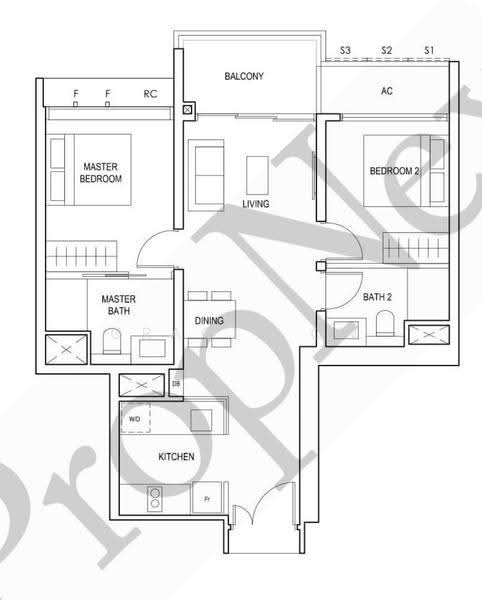 Penrose, 30 Sims Drive, Eunos / Geylang / Paya Lebar, 2 Bedrooms, 710 sqft, Condominium For Sale, by Gracia Ow, 500277679 - PropertyGuru.com.sg