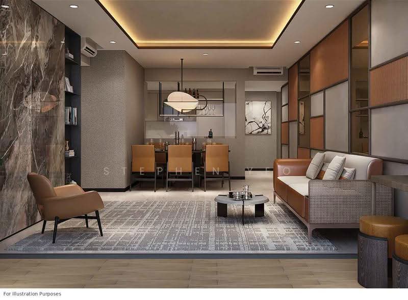 Chuan Park, 240 Lorong Chuan, Hougang / Punggol / Sengkang, 3 Bedrooms, 1,227 sqft, Condominium For Sale, by Stephen Yeo, 500277687 - Living Room - PropertyGuru.com.sg