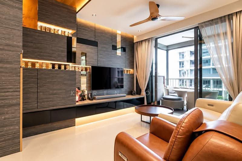 Wandervale, 367 Choa Chu Kang Avenue 3, Dairy Farm / Bukit Panjang / Choa Chu Kang, 3 Bedrooms, 958 sqft, Executive Condominium For Sale, by Karen Low, 500277688 - Living Room - PropertyGuru.com.sg