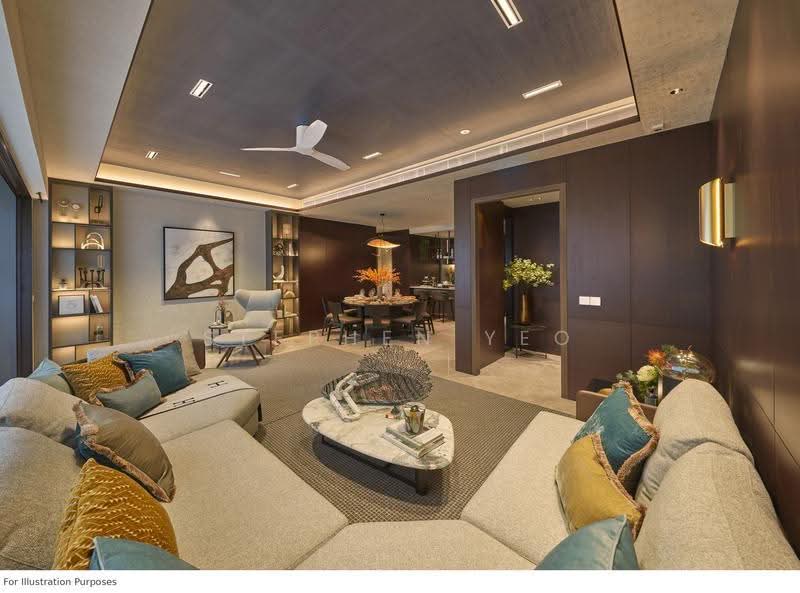 Terra Hill, 18 Yew Siang Road, Buona Vista / West Coast / Clementi New Town, 5 Bedrooms, 3,035 sqft, Condominium For Sale, by Stephen Yeo, 500277705 - Living Room - PropertyGuru.com.sg