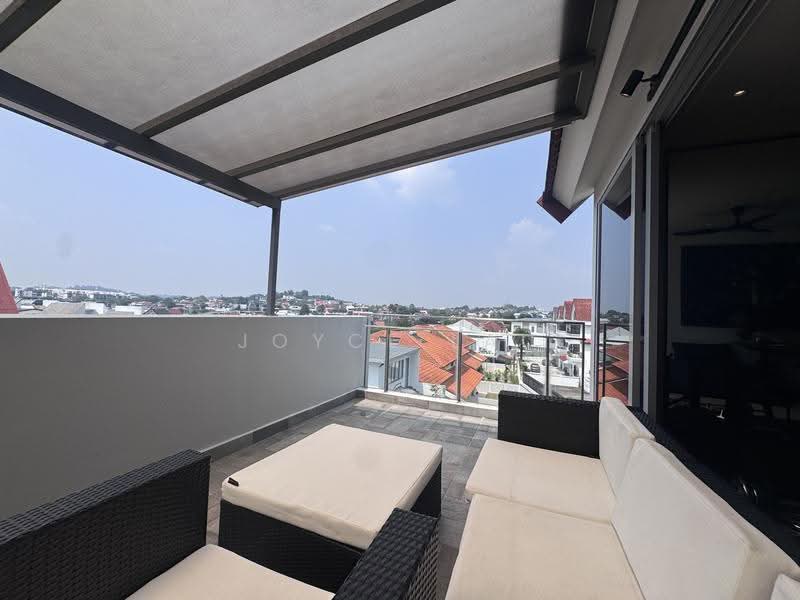 Estrivillas, Jalan Lim Tai See, Tanglin / Holland / Bukit Timah, 5 Bedrooms, 5,460 sqft, Cluster House For Sale, by Joyce Lau, 500277723 - Attic Terrace - PropertyGuru.com.sg