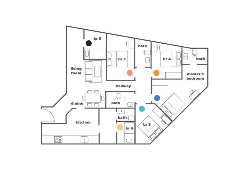 Oleanas Residences, 42 Kim Yam Road, Orchard / River Valley, Room Rental, 105 sqft, Condominium For Rent, by Cove, 500277769 - PropertyGuru.com.sg