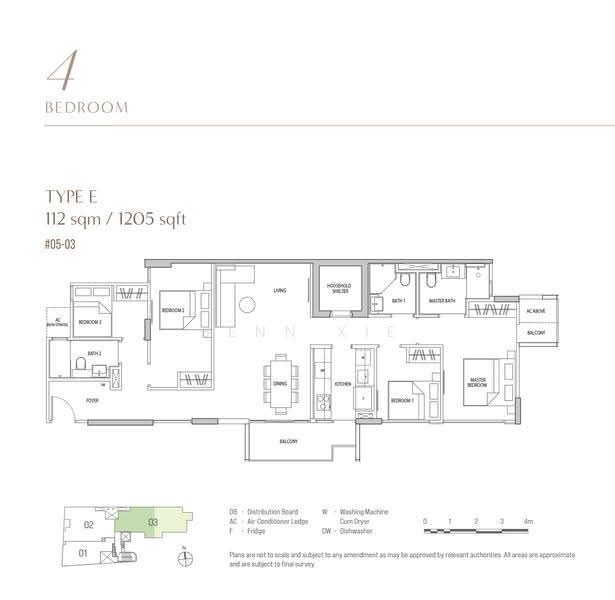 Ocho, 27 Lorong 32 Geylang, Eunos / Geylang / Paya Lebar, 4 Bedrooms, 1,205 sqft, Condominium For Sale, by Benn Xie, 500277798 - PropertyGuru.com.sg