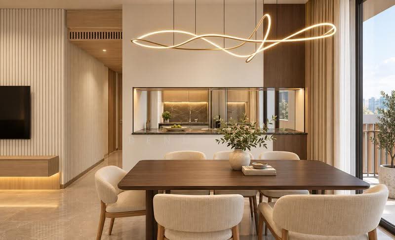 Ocho, 27 Lorong 32 Geylang, Eunos / Geylang / Paya Lebar, 4 Bedrooms, 1,205 sqft, Condominium For Sale, by Benn Xie, 500277798 - Dining Room - PropertyGuru.com.sg