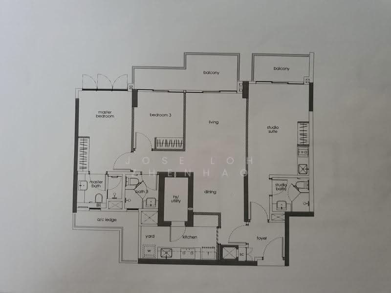 Heron Bay, 55 Upper Serangoon View, Hougang / Punggol / Sengkang, 3 Bedrooms, 1,227 sqft, Condominium For Sale, by Jose Loh Zhenhao, 500277860 - PropertyGuru.com.sg