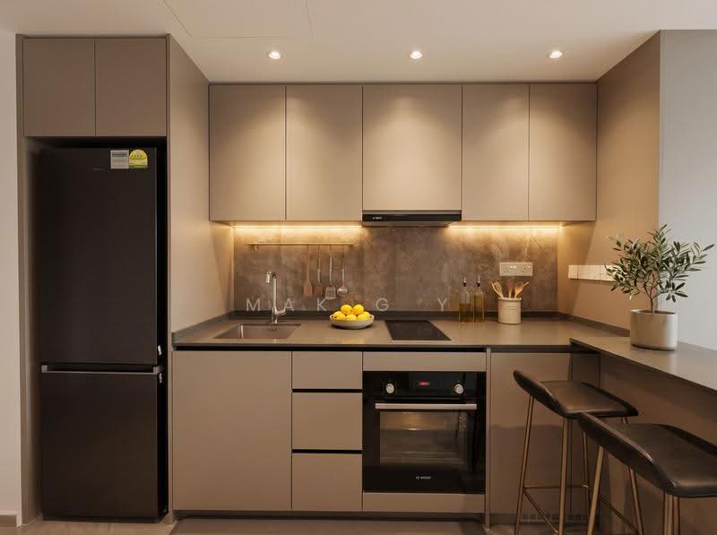 Norwood Grand, Admiralty / Woodlands, 1 Bedroom, 495 sqft, Condominium For Rent, by Mak G Y, 500278044 - Kitchen - PropertyGuru.com.sg