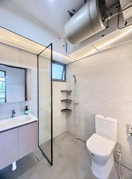 909b North woodlands way, , Room Rental, 97 sqft, HDB Flat For Rent, by Jenn Tan, 500278055 - Bathroom - PropertyGuru.com.sg