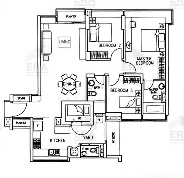 The Quintet, 36 Choa Chu Kang Street 64, Dairy Farm / Bukit Panjang / Choa Chu Kang, 3 Bedrooms, 1,292 sqft, Condominium For Sale, by Sara Ong, 500278069 - PropertyGuru.com.sg
