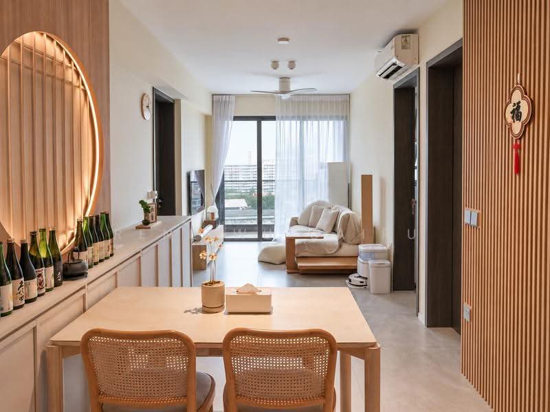 Clavon, Clementi Avenue 1, Buona Vista / West Coast / Clementi New Town, 2 Bedrooms, 764 sqft, Condominium For Sale, by Rene Wu Cairu, 500278195 - Living Room - PropertyGuru.com.sg