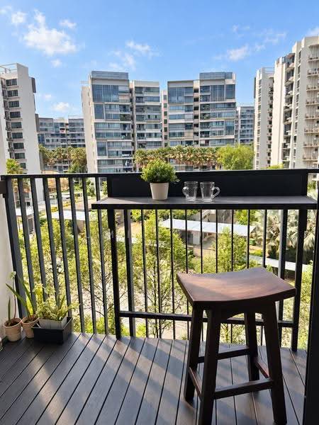Coco Palms, 11 Pasir Ris Grove, Pasir Ris / Tampines, 1 Bedroom, 463 sqft, Condominium For Sale, by Yumi Leong, 500278202 - Balcony - PropertyGuru.com.sg