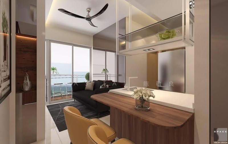 The Line@Tanjong Rhu, 6 Tanjong Rhu Road, East Coast / Marine Parade, 2 Bedrooms, 570 sqft, Condominium For Sale, by Silas Tan 陈敬良, 500278219 - Living Room - PropertyGuru.com.sg