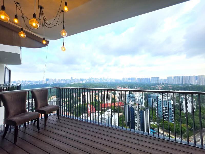 d'Leedon (Former Farrer Court), 7 Leedon Heights, Tanglin / Holland / Bukit Timah, 3 Bedrooms, 1,216 sqft, Condominium For Rent, by Eric Wong, 500278288 - Balcony - PropertyGuru.com.sg