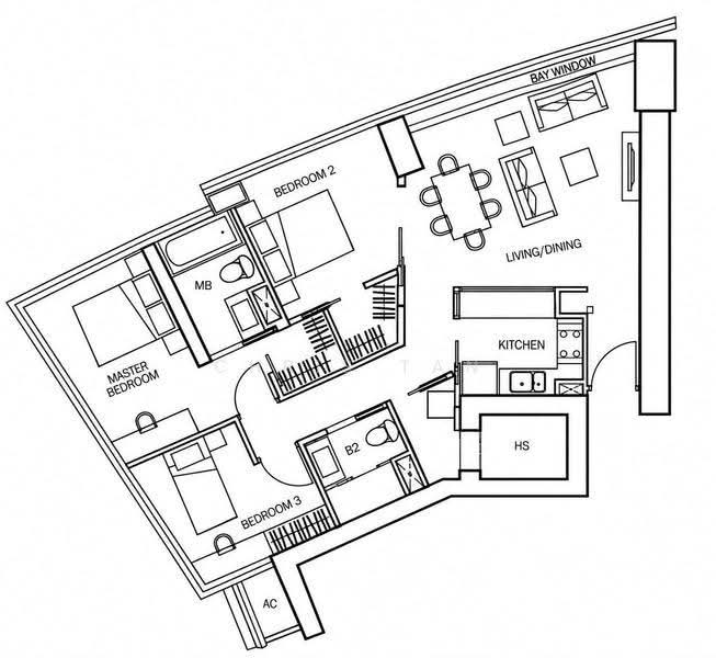 The Sail @ Marina Bay, 2 Marina Boulevard, Boat Quay / Raffles Place / Marina, 3 Bedrooms, 1,184 sqft, Condominium For Sale, by Chris Tan, 500278294 - PropertyGuru.com.sg