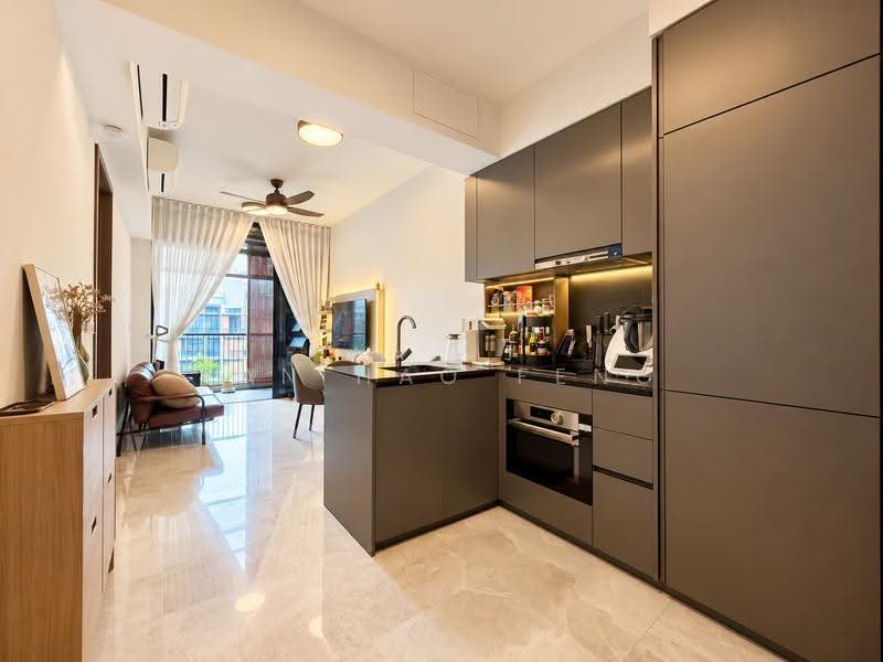 Daintree Residence, 11K Toh Tuck Road, Clementi Park / Upper Bukit Timah, 1 Bedroom, 560 sqft, Condominium For Sale, by Tan Hao Feng, 500278488 - Kitchen - PropertyGuru.com.sg