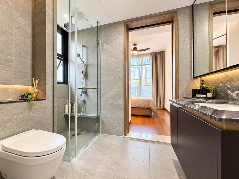 Daintree Residence, 11K Toh Tuck Road, Clementi Park / Upper Bukit Timah, 1 Bedroom, 560 sqft, Condominium For Sale, by Tan Hao Feng, 500278488 - Bathroom - PropertyGuru.com.sg