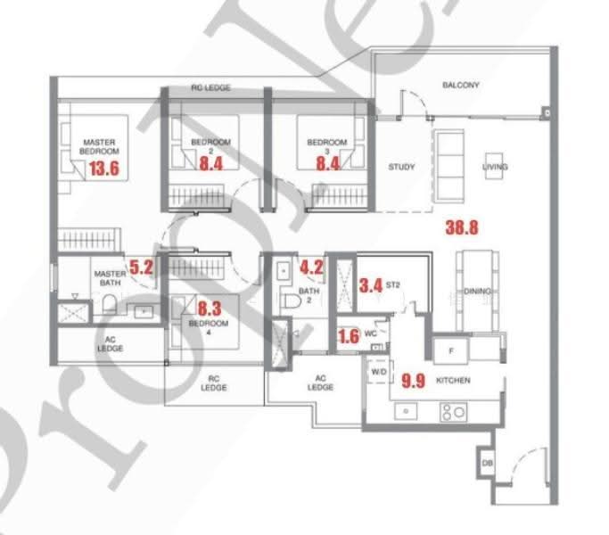 Pinery Residences, Tampines Street 94, Bedok / Upper East Coast, 4 Bedrooms, 1,195 sqft, Condominium For Sale, by Chia Yei (CY) 佳业, 500278495 - PropertyGuru.com.sg