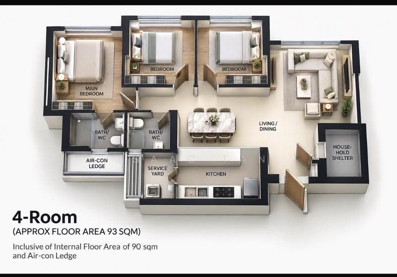 422B Northshore Drive, 422B Northshore Drive, Hougang / Punggol / Sengkang, 3 Bedrooms, 1,001 sqft, HDB Flat For Sale, by Isaac Tan, 500278508 - PropertyGuru.com.sg