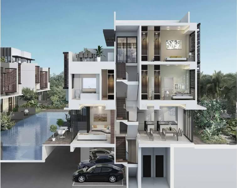 Alana, Sunrise Terrace, Seletar / Yio Chu Kang, 4 Bedrooms, 3,122 sqft, Cluster House For Sale, by Ken Lim, 500278520 - Exterior - PropertyGuru.com.sg