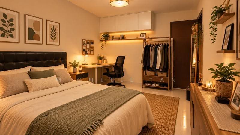 Sunny Grove, 5A Lorong 37 Geylang, Eunos / Geylang / Paya Lebar, 3 Bedrooms, 1,033 sqft, Condominium For Sale, by Michelle Tan, 500278527 - Bedroom - PropertyGuru.com.sg
