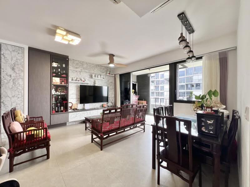 iNz Residence, 68 Choa Chu Kang Avenue 5, Dairy Farm / Bukit Panjang / Choa Chu Kang, 3 Bedrooms, 990 sqft, Condominium For Sale, by Nate Lim, 500278605 - Living Room - PropertyGuru.com.sg
