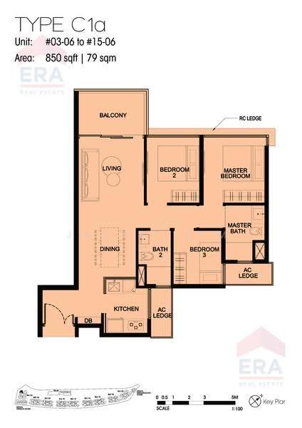 Kingsford Waterbay, 84 Upper Serangoon View, Hougang / Punggol / Sengkang, 3 Bedrooms, 850 sqft, Condominium For Sale, by Jackie Lim, 500278616 - PropertyGuru.com.sg