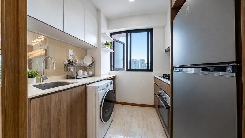 Kingsford Waterbay, 84 Upper Serangoon View, Hougang / Punggol / Sengkang, 3 Bedrooms, 850 sqft, Condominium For Sale, by Jackie Lim, 500278616 - Kitchen - PropertyGuru.com.sg
