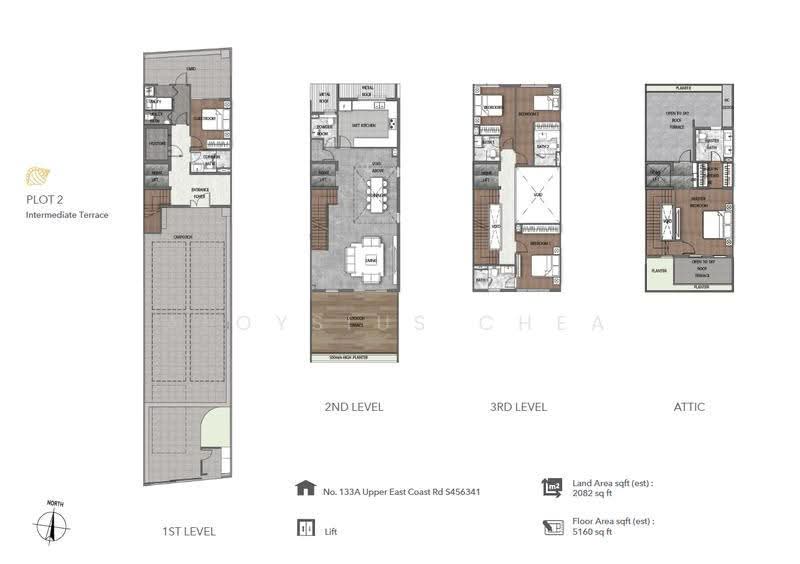 Brand New Free-Hold Terraces Oceanscape Residences, Upper East Coast Road, East Coast / Marine Parade, 5 Bedrooms, 5,160 sqft, Terraced House For Sale, by Aloysius Chea, 500278635 - PropertyGuru.com.sg