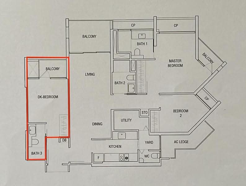 The Crest, 103 Prince Charles Crescent, Alexandra / Commonwealth, Room Rental, 120 sqft, Condominium For Rent, by Jeff Loh, 500278642 - PropertyGuru.com.sg
