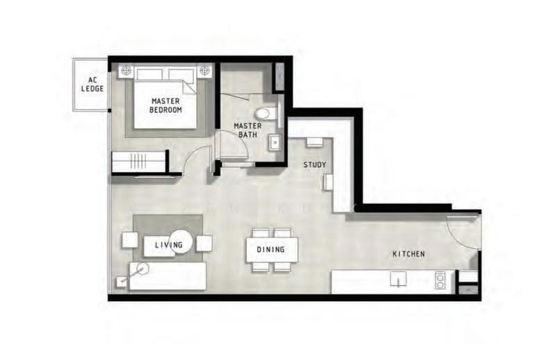 Bijou, 2 Jalan Mat Jambol, Buona Vista / West Coast / Clementi New Town, 1 Bedroom, 603 sqft, Condominium For Sale, by Zen Kuik, 500278666 - PropertyGuru.com.sg