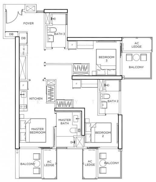 Gem Residences, Lorong 4 / Lorong 6 Toa Payoh, Balestier / Toa Payoh, Studio, 301 sqft, Condominium For Rent, by Kenny Toh, 500278672 - PropertyGuru.com.sg