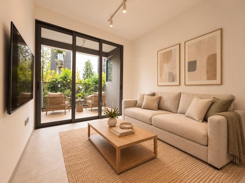 Orchard Sophia, 128 Sophia Road, Orchard / River Valley, 1 Bedroom, 474 sqft, Condominium For Rent, by Esther Tan, 500278676 - Living Room - PropertyGuru.com.sg